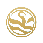 Abstraktes Provider-Emblem Yggdrasil in Gold und T&uuml;rkis - Online Slot Anbieter bei OnlySpins